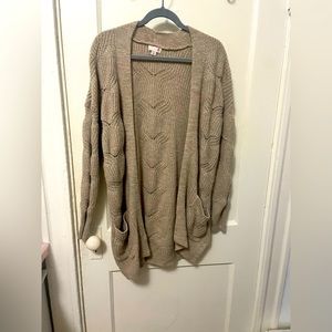 Tan Cardigan